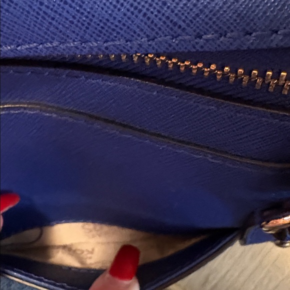 Michael Kors Royal Blue Satchel - Picture 4 of 12